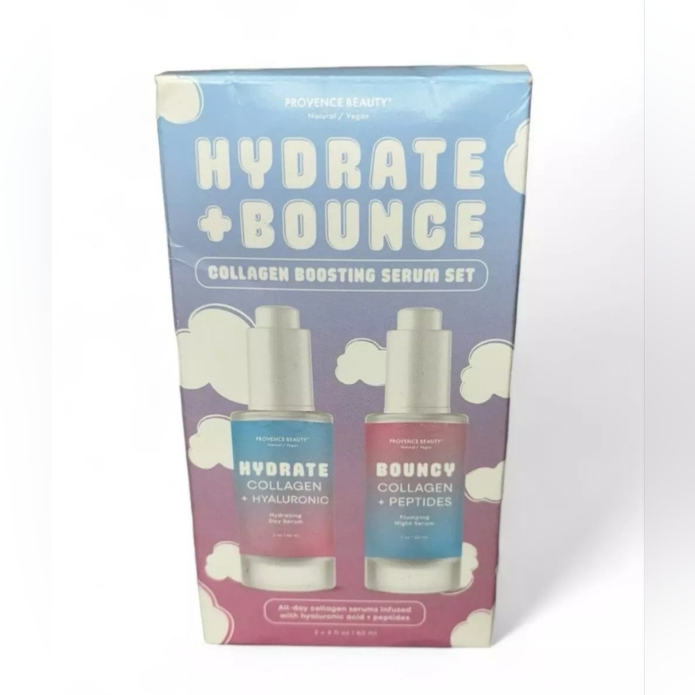 *New* Provence Beauty Hydrate + Bounce Collagen Boosting Serum Set.